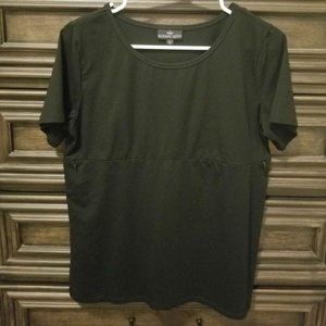 Nursing Queen Classic Cotton Nursing Tee Black